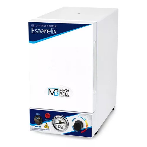 (FULL)Estufa Esterilizadora Profissional Para Manicure Esterelix Bivolt 4,2L Mega Bell