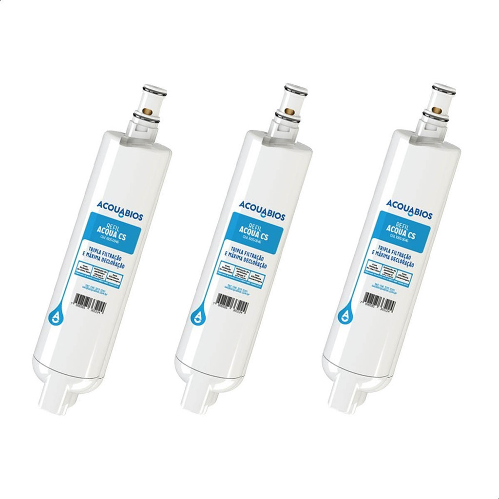 Kit 3 Refil Filtro Compativel Purificador Consul CPC30 CPC35