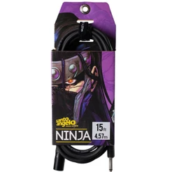 Cabo de Microfone XLR/P10 Santo Angelo Ninja NM B 4,57M 15FT