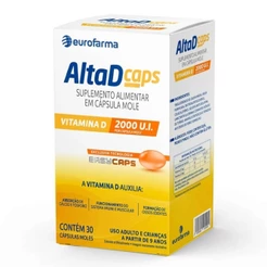 ALTA D CAPS 2000UI COM 30 CÁPSULAS