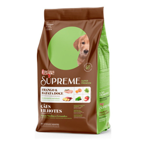 Ração Para Cachorro Filhote Quatree Supreme Raças Medias/Grandes 15kg