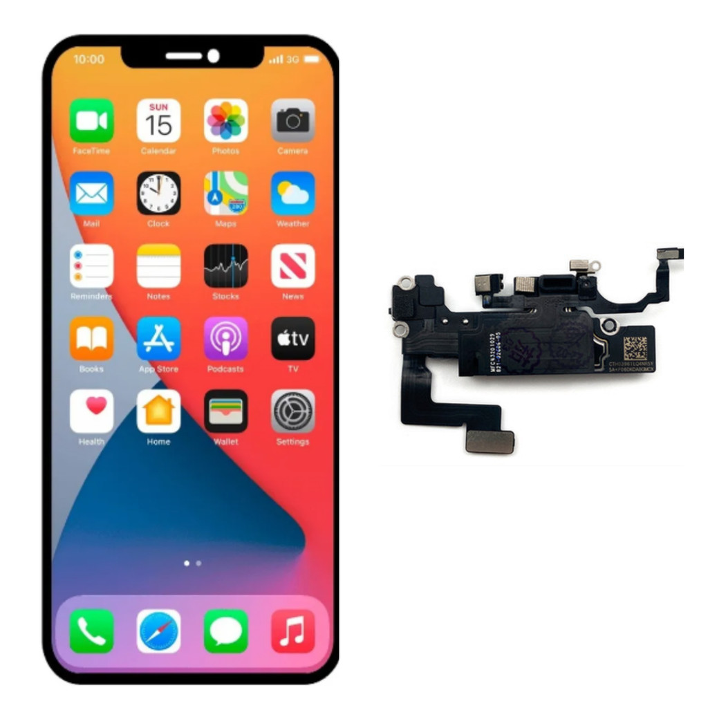 Tela Display Lcd Touch Para Iphone 12 - 12 Pro Oled + Flex Alto Falante