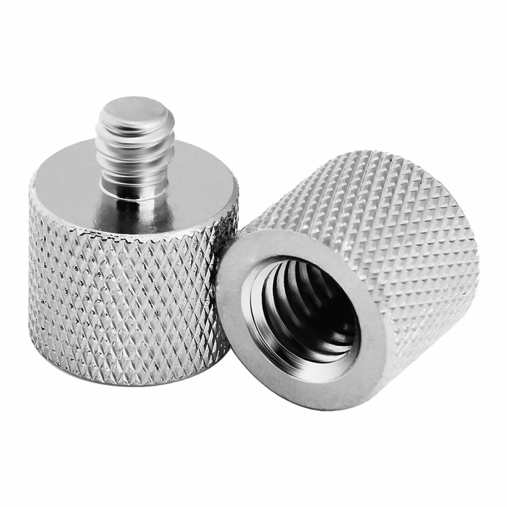 Parafuso Conversor Adaptador Fêmea 3/8 x Macho 1/4 em Alumínio em Oferta na Shopee