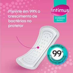 Protetor Diario Intimus Tecnologia Antibacteriana 80 Unidades Leve Mais Pague Menos