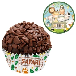 100~500 FORMINHAS NUMERO 5 FESTA SAFARI 2 Regina(CHOCO)