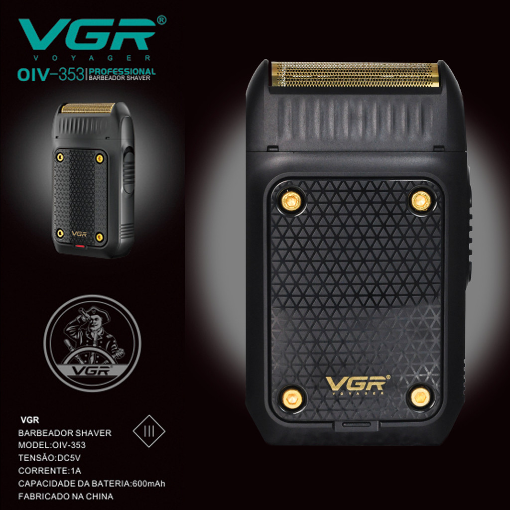 Cortador De Cabelo Profissional Vgr Oiv-353 Bivolt em Oferta na Shopee