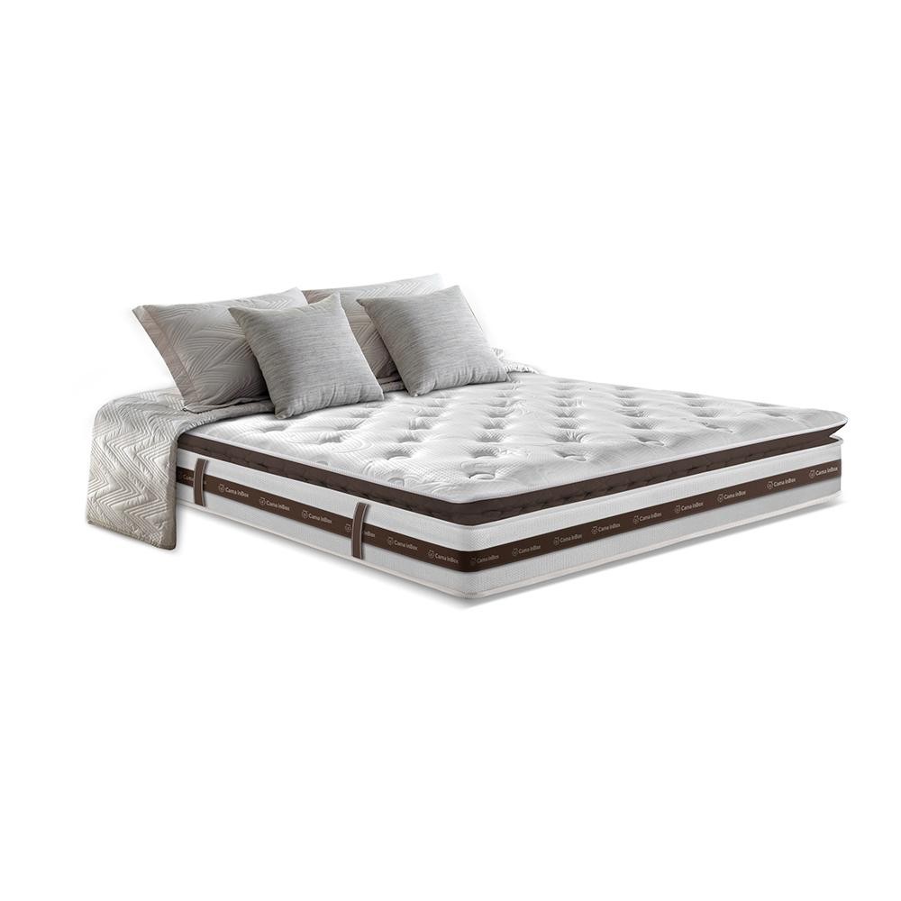 Colchão Casal Molas Ensacadas 138x188 Cama inBox Relax Pillow