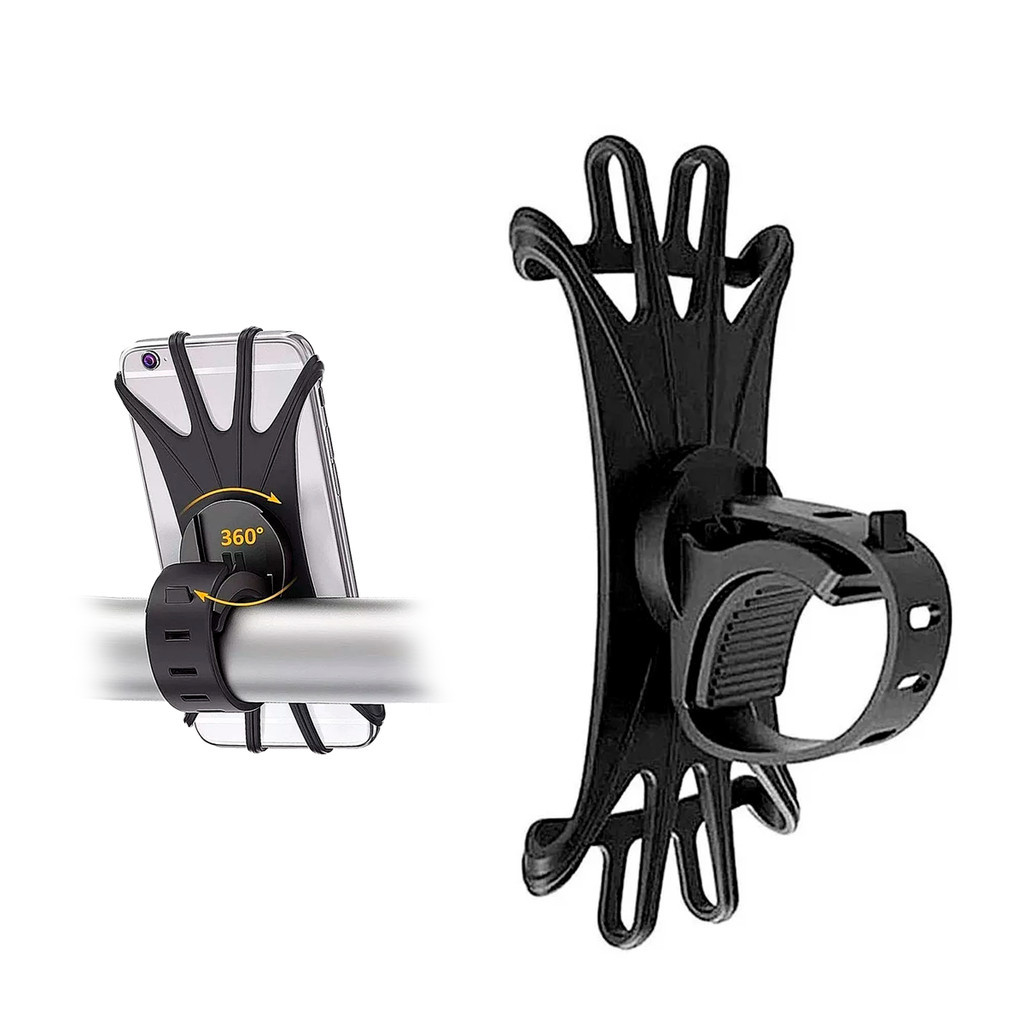 Suporte Silicone Ajustável - Moto e Bike Ideal em Oferta na Shopee