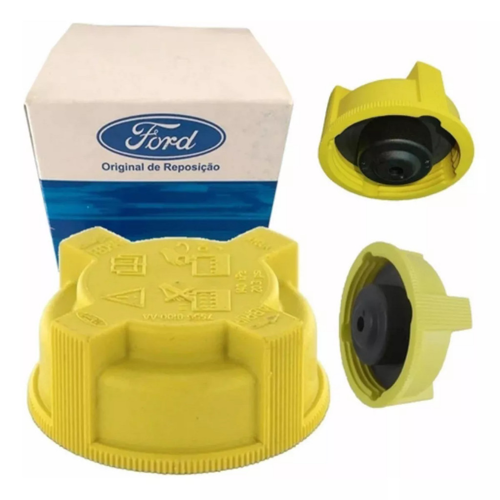Tampa Reservatorio Agua Original Ford Fiesta Ka Focus Eco Escort 1999 a 2003   7S558100AA em Oferta na Shopee