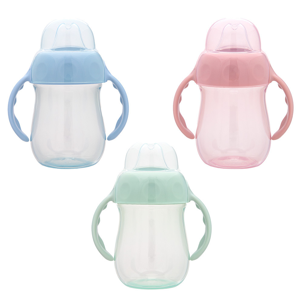 Copo De Treinamento Com Alça Bico Silicone Macio Buba