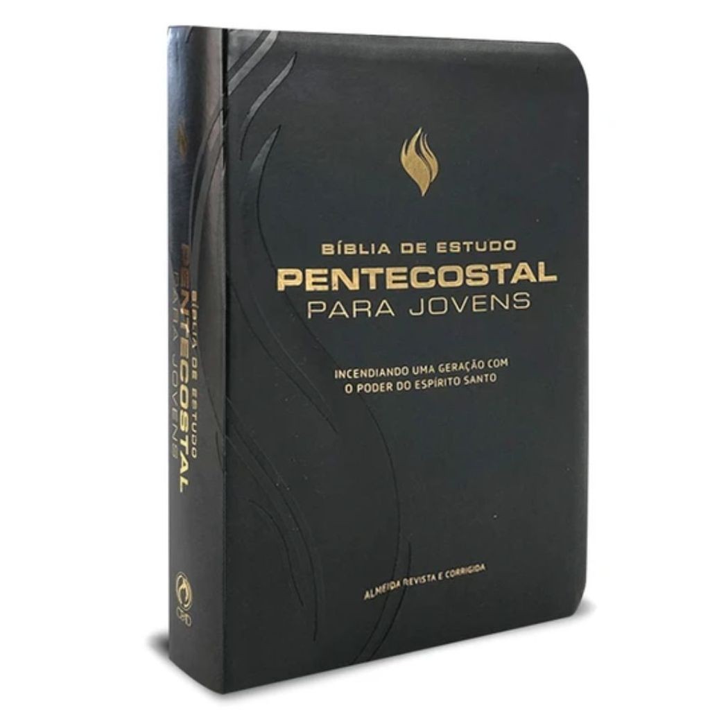 Bíblia de Estudo Pentecostal Para Jovens RC - Luxo Preta - CPAD