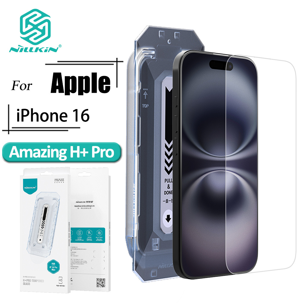 NILLKIN Vidro Temperado iPhone 16 H + Pro Protetor De Tela Antirreflexo De Fácil Instalação em Oferta na Shopee