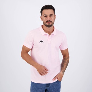 Polo Kappa Essential Sport Rosa Claro em Oferta na Shopee