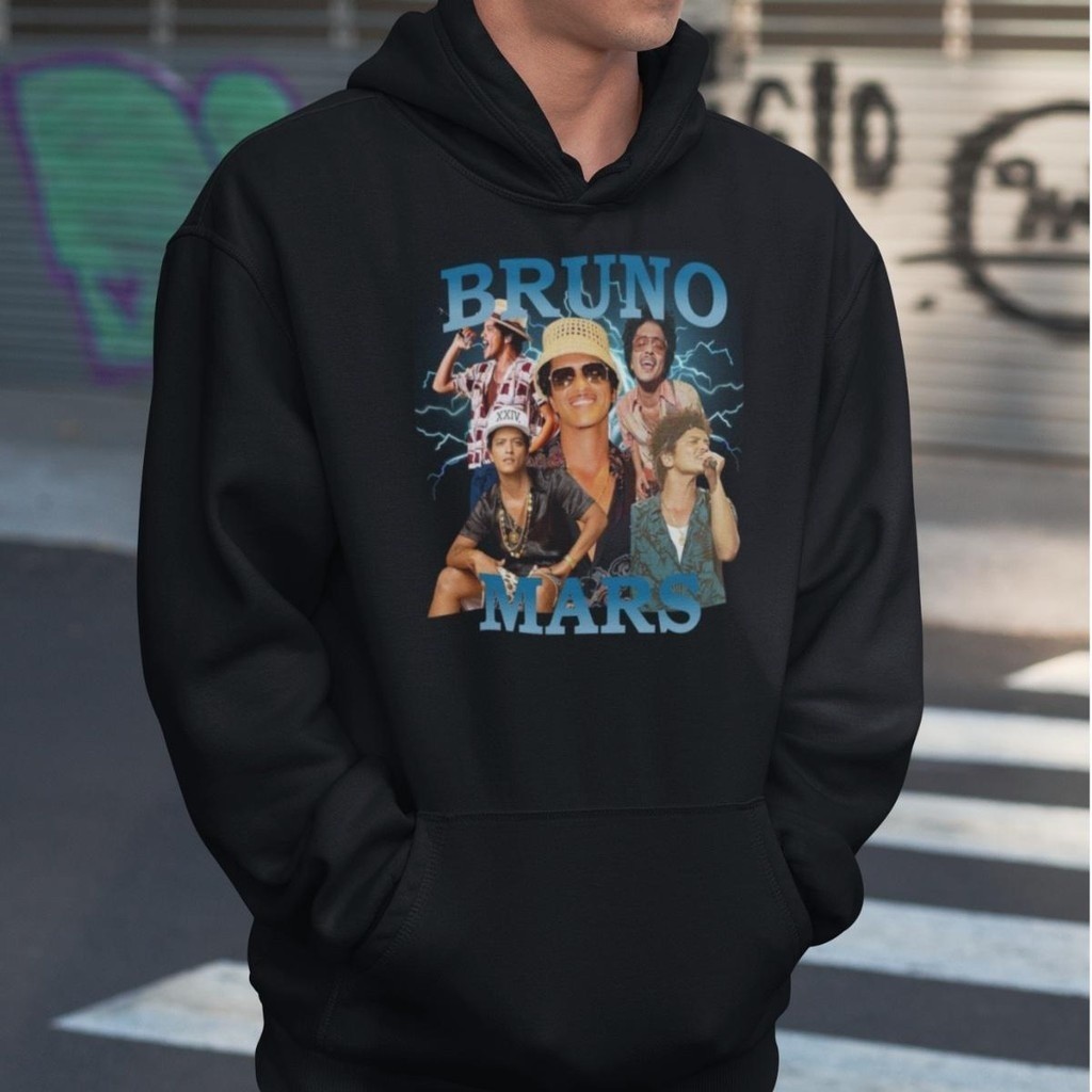 Moletom Canguru Bruno Mars Cantor 90's Vintage Blusa De Frio Turne Brasil Bruninho Shows Promoção Envio Rápido
