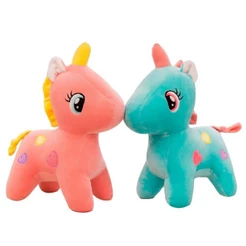 Unicórnio de Pelúcia 20 Cm Cores Sortidas - Envio Imediato