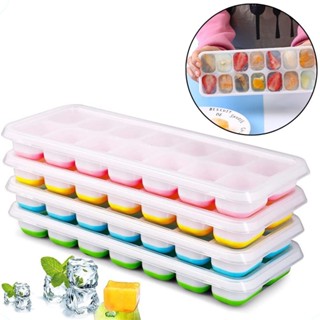 Kit 4 Formas de Gelo com Tampa e Fundo Silicone para Papinhas, Frutas e Drinks em Oferta na Shopee