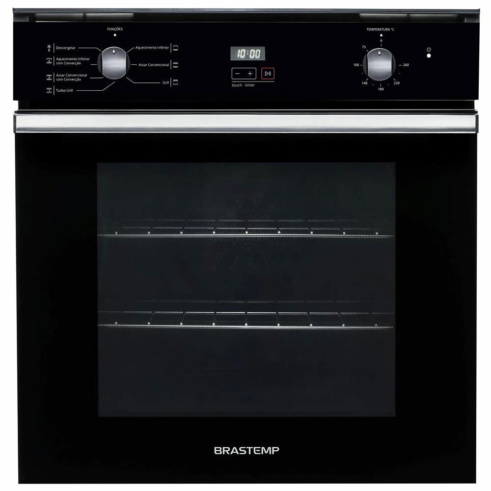 Forno Elétrico de Embutir 84 Litros Brastemp BOC84AE Preto 220V em Oferta na Shopee