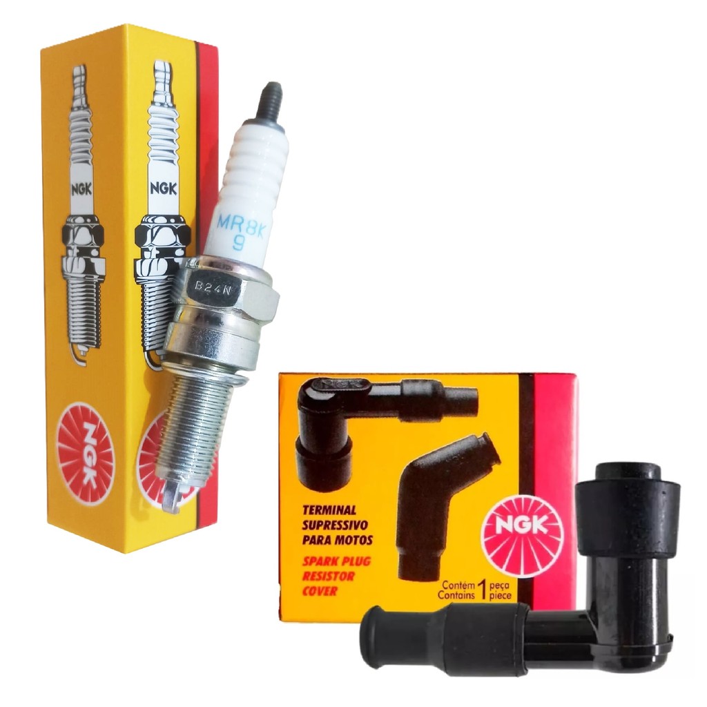 Vela de Ignição + Terminal Supressivo Pcx 150 2019 A 2023 Ngk em Oferta na Shopee