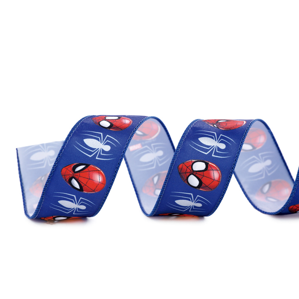 Fita Decorativa Aramada de Natal - Spiderman - 3,8cm x 9,14m - 1 unidade - Cromus - Rizzo - Stationery