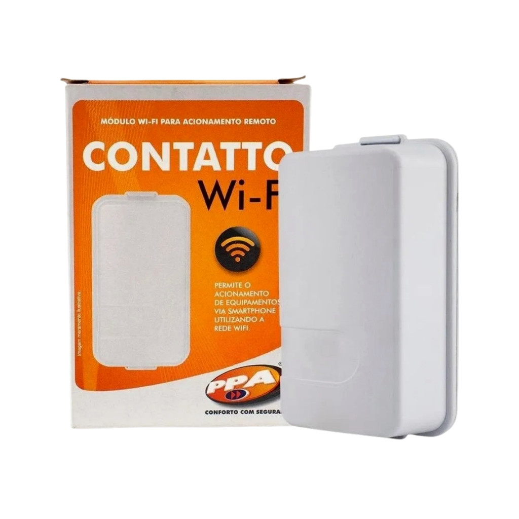 Contatto Wifi para Portão Eletrônico Ppa Alarme Cerca Elétrica com Abertura pelo Celular Ppa