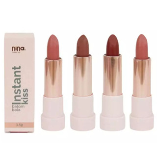 Batom Bala Nina Make Up Instant Kiss 3,5g em Oferta na Shopee