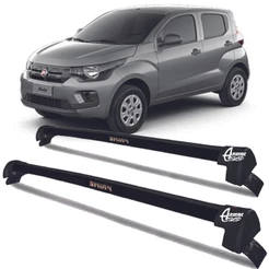 Rack Teto Aluminio Prime Fiat Mobi 4 Portas 16/ 25 PTO PR160