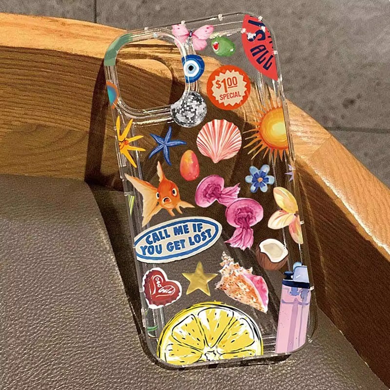 Mar Água-Viva Limão Caso De Telefone Para Samsung S25 S24 S23 Ultra S22 Plus S21 S20 FE A55 A35 A15 A54 A53 Macio Claro em Oferta na Shopee