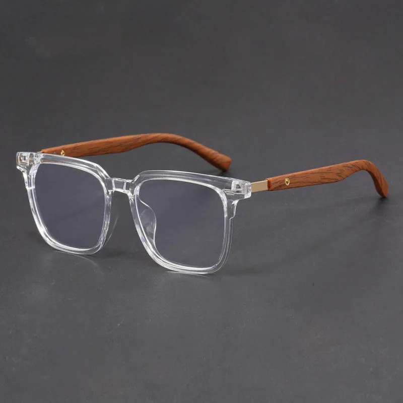 Retro Redondo TR90 Óculos Quadro Masculino Feminino Na Moda Literária Anti Luz Azul Lente Computador Ins em Oferta na Shopee