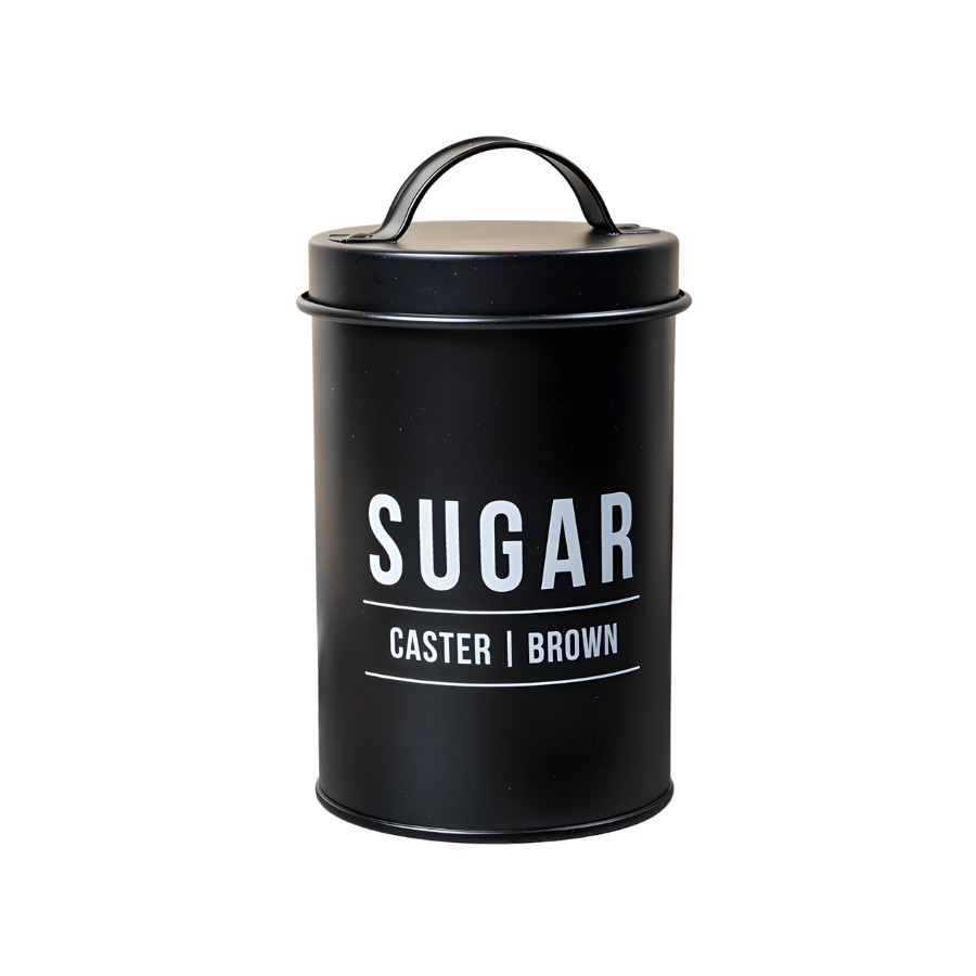 Porta Herméticos Açúcar Condimentos Decoração 800ml Organizador Lata Aço Mantimento em Oferta na Shopee