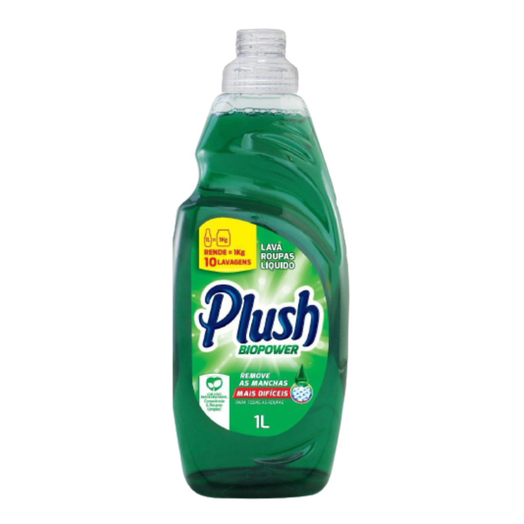 Lava Roupas Líquido Biopower Tradicional Plush 1L em Oferta na Shopee
