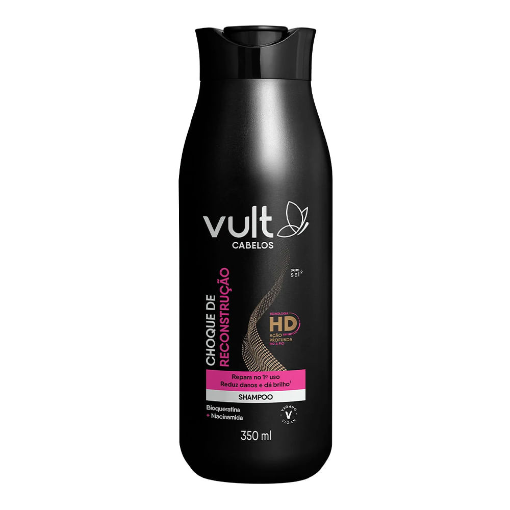 Shampoo Vult Cabelos Choque De Reconstrução 350ml - Beauty
