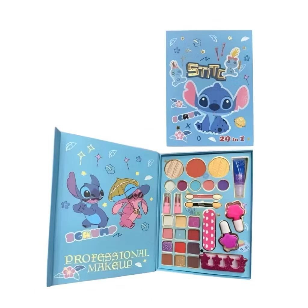 Conjunto de maquiagem Stitch Kids 29 em 1 e Stitch 42cores e Stitch 54cores