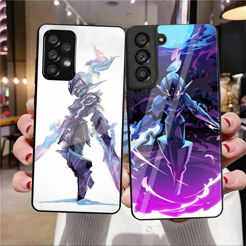 Capa De Telefone De Vidro pokemon ceruledge 02 Para Samsung Galaxy A14 A16 A30 A22 A32 A33 A34 A40 A42 A55 4G A52 A53 A5
