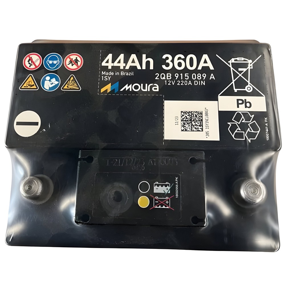 Imagem Bateria 44 Amperes Vw Virtus Tcross Nivus Polo
