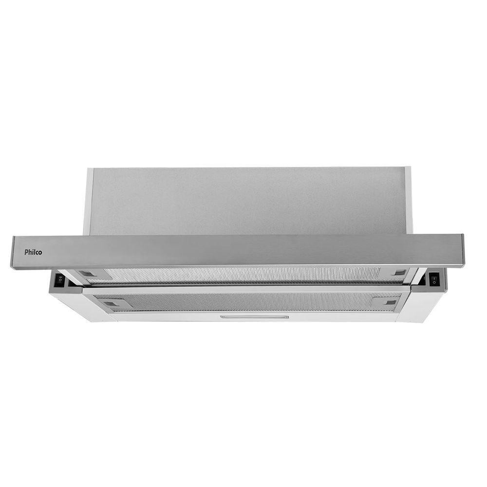 Depurador E Exaustor Philco PDR65I Inox Retrátil 60cm 110V
