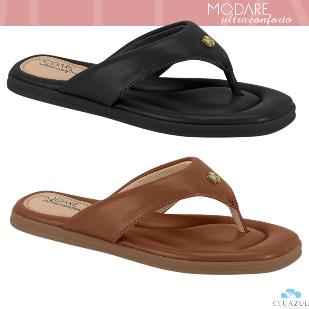 Chinelo Feminino Modare Anatômico Confortável Elegante em Oferta na Shopee