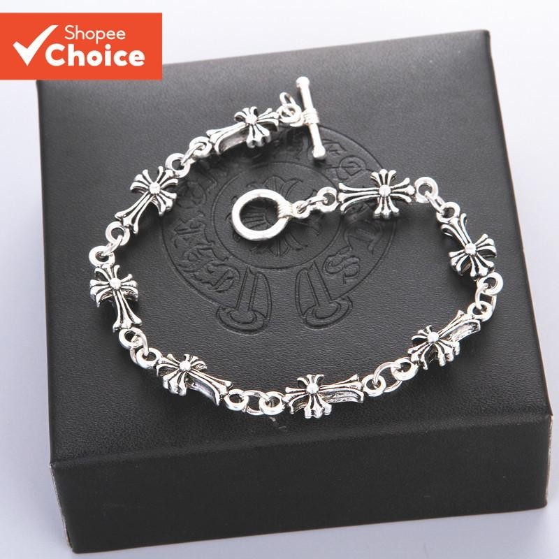 Pulseira De Cruz De Cobra Unissex Casal Joias Vintage Moda Inspirada Em Celebridades
