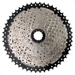 CASSETE K7 12V ABSOLUTE 11/50D PRATA C/ PRETO - OEM SEM CAIXA - P/ Freehub 8v/9v/10v MTB