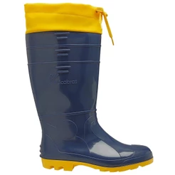 Bota de Borracha Impermeável PVC Cano Longo Azul BPCL35 - Vulcabras