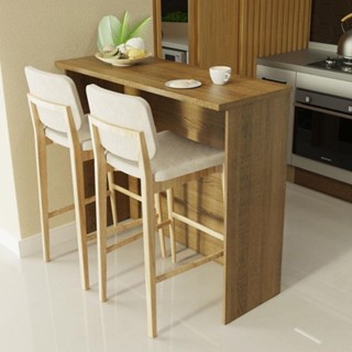 Bancada Ilha Para Cozinha 120 Cm Rustic Madesa Rustic em Oferta na Shopee