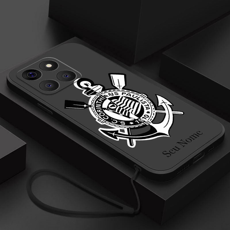 Motorola MOTO G86 G56 Nome Capa Personalizada Logotipo Da Seleção Brasileira Estrela Líquida Fosca Mole