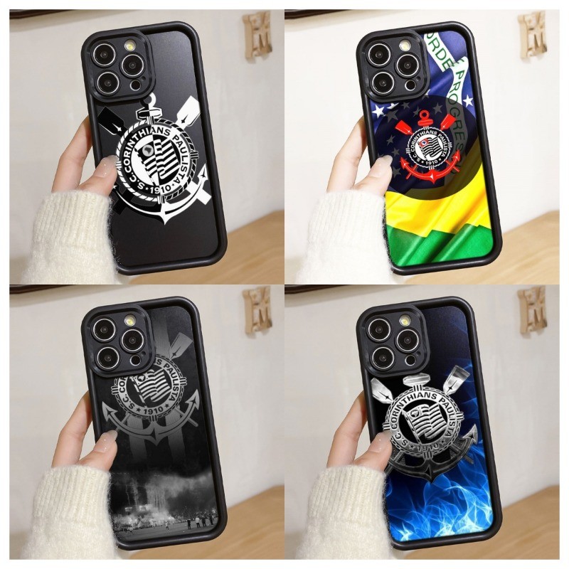 Corinthians Capinha Capa Para Celular Samsung Galaxy A03 A04E A10S A11 A20 A30S A50S M34 Silicone