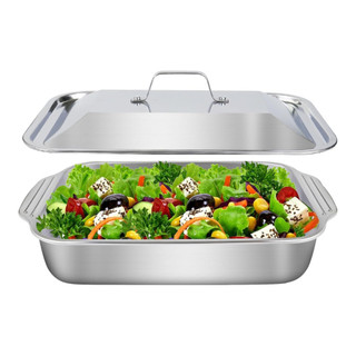 Assadeira Inox: Resistente e Antiderrapante! 🍽️