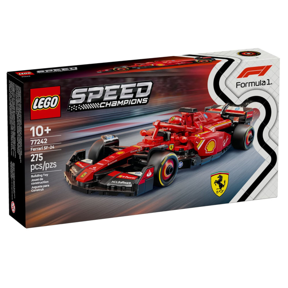 LEGO Speed - Ferrari SF-24 F1 - 275 Peças - 77242 - Hobbies & Collections