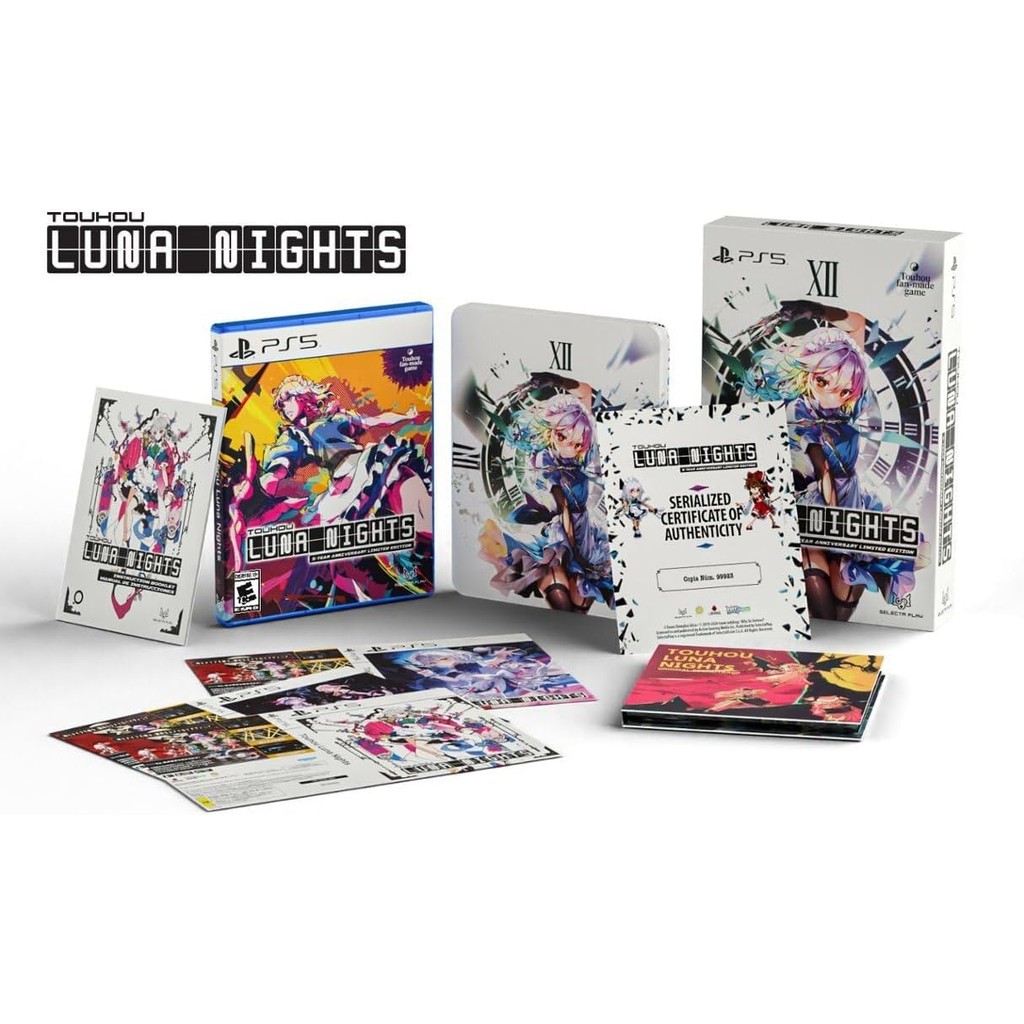 Touhou Luna Nights 5 Year Anniversary Limited Edition PS5 Midia Fisica em Oferta na Shopee