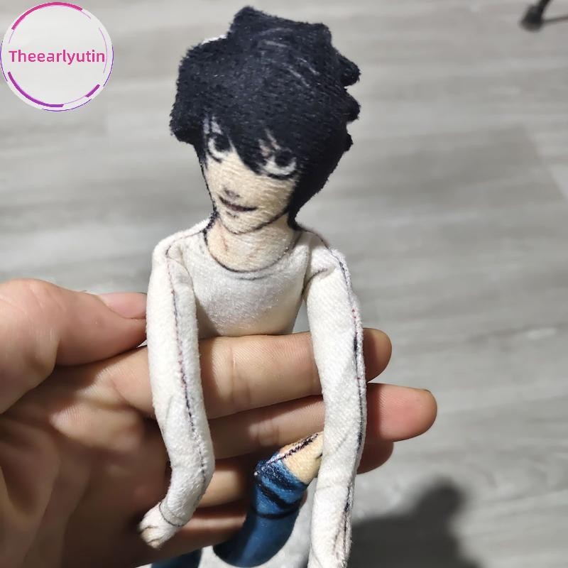 theearlyutin Anime Death Note L·Lawliet Cosplay Prop Boneca De Pelúcia Bonecos Decoração De Mesa Abstrata Articulação Mo