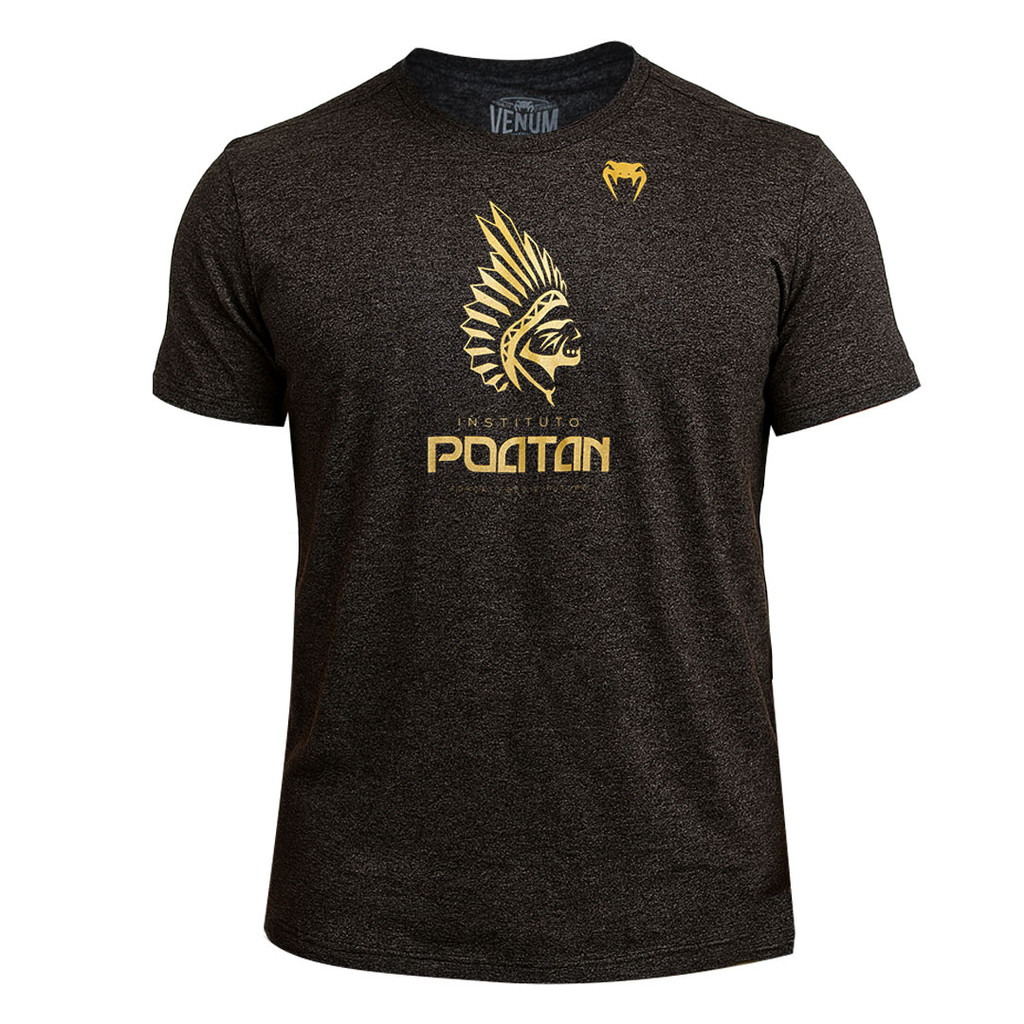 Camiseta Venum Instituto Poatan Especial Preto Gold em Oferta na Shopee