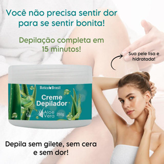 Creme Depilador Sem Dor depilatório Depilação Perfeita Para Axilas Pernas Virilha Rosto e Corpo em Oferta na Shopee