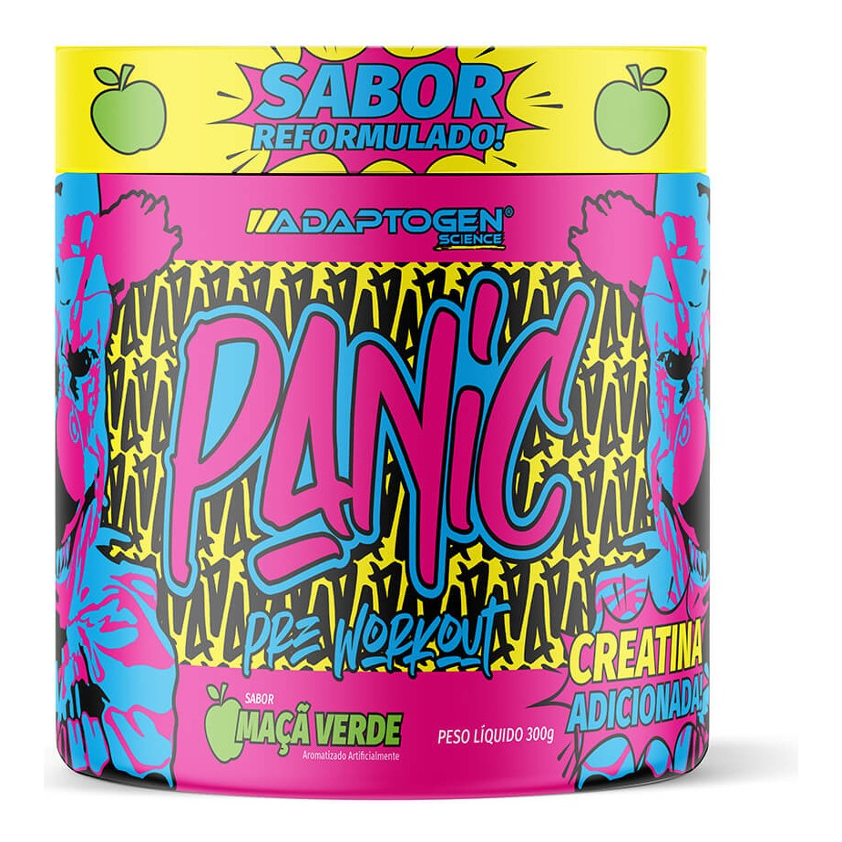 PANIC PRE-TREINO 300G MACA VERDE ADAPTOGEN