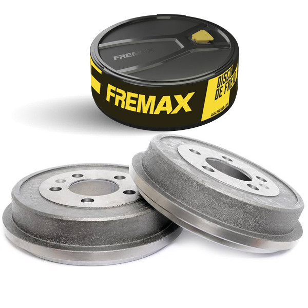 Par Tambor de Freio Traseiro VW FOX 2003 a 2019 Fremax